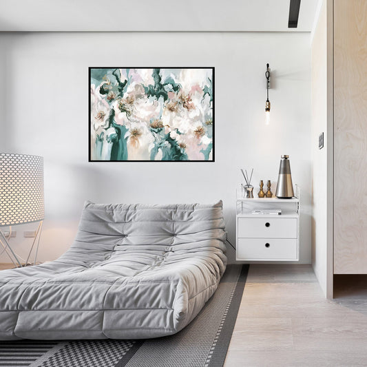 abstract art mural print